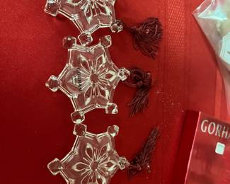 Gorham Christmas ornaments 