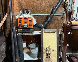 Stihl Backpack Blower w/ gutter blower attachment