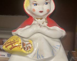 Little Red Riding Hood cookie jar