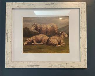 Sheep Print by Matilda Lotz