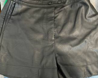 Stella McCartney leather shorts