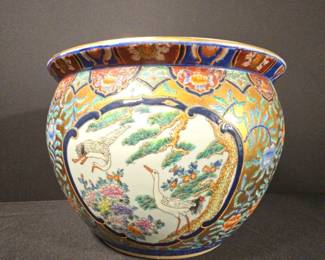 Hand Crafted Ceramic Chinese Plant Potter