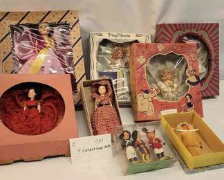 DISNEY CINDERELLA 9 OTHER COLLECTIBLE DOLLS 