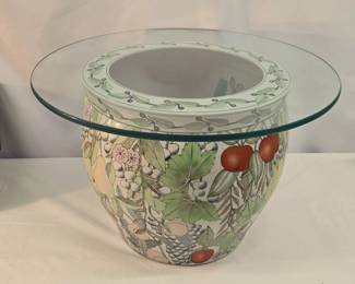 CHINESE WUCAI STYLE ENAMEL DECORATED