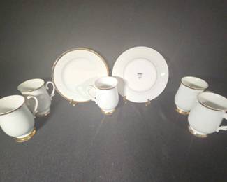 Gold Rimmed Fine China Sheffield Japan