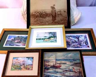 ASSORTMENT OF OLD AND NEW PRINTS