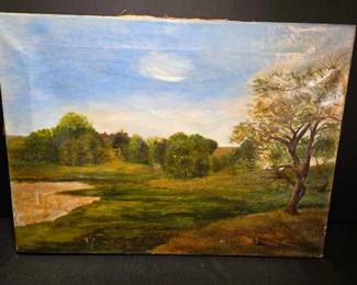 Hand painted Nancy stone