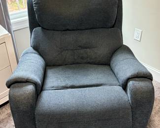 Charcoal grey recliner