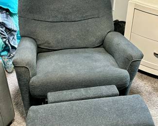 Charcoal grey recliner