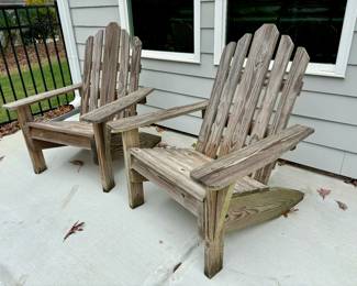Pair of Adirondack Chairs - good condition.