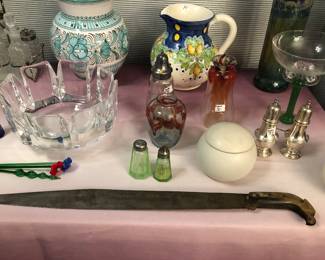Glass & ceramics, large machete