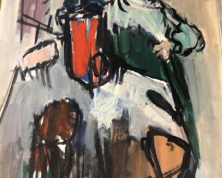 Oil painting by Moshe Morkady $1,500