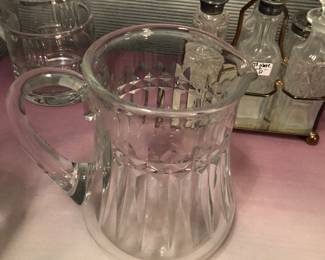 Baccarat pitcher $150