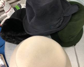 4 ladies hats