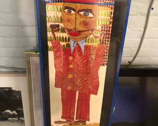 Hundert Wasser tall poster $150