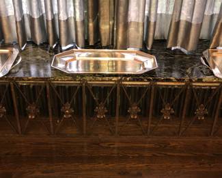 Silver plate trays