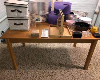 Oak table $50