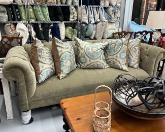 Mitchell Gold chesterfield sofa