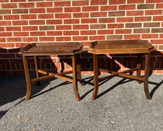 Pair of vintage tray tables