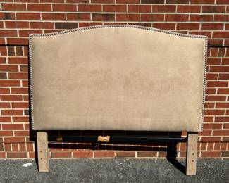Upholstered Queen headboard with nailhead 
