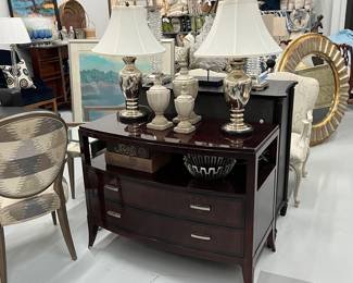 Hickory White console table