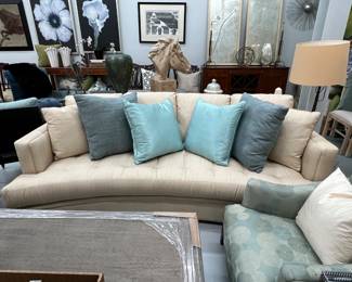 Lexington Furniture curved back sofa