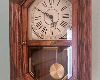 1 of 2 pictures - Howard Miller Chime Wall Clock