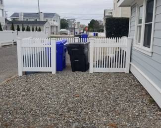 Trash surround; rocks/gravel sold by the 5 gallon bucket