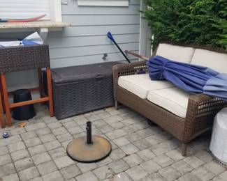 Outdoor seating & storage