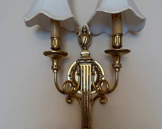 pair of wall sconces