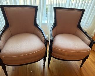 Vintage pair  Louis XVI Style Parlor chairs