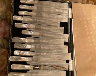 pearl handle fruit knifes