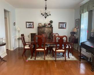 6 place dining table