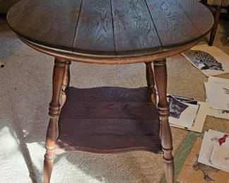 Antique Oak Side Table