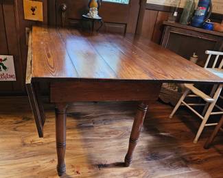 Another view of Pine Table