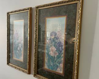 Pair of Iris Prints
