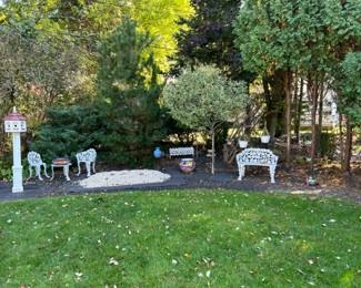 Cast Garden Set