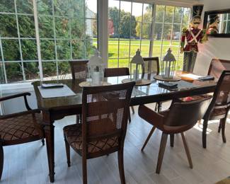 Mid-Century Dining Table w 6 Chairs