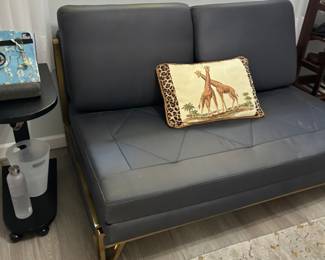 NEW Leather Futon/Daybed