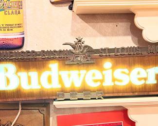 Vintage Budweiser Sign