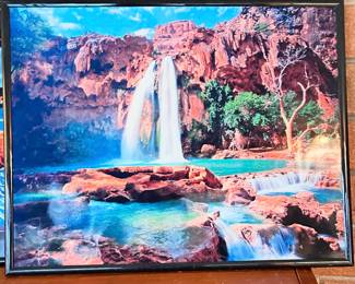 Framed nature picture