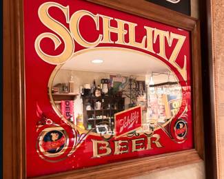 Schlitz Mirror Sign 