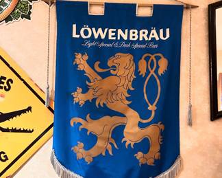 Lowenbrau Beer Sign 