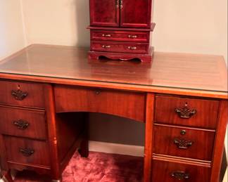 Vintage Desk and Jewelry Box