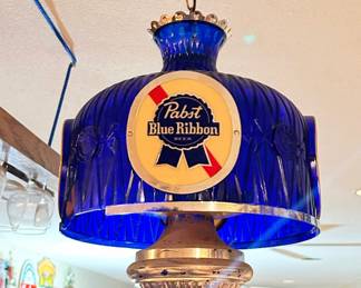 Pabst Blue Ribbon Light Pendant 