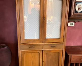Vintage Bakers Pie Cabinet 