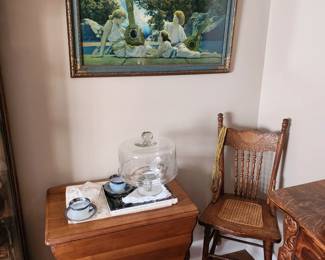 Teacart Cov. Cake server
Youth chair
Maxfield Parish Art