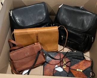 Vintage purses (Fendi and Ralph Lauren), backpacks and other purses and wallets