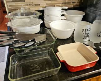Le Creuset, Pyrex and Corningware