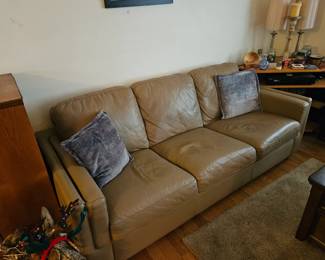 Leather sofa